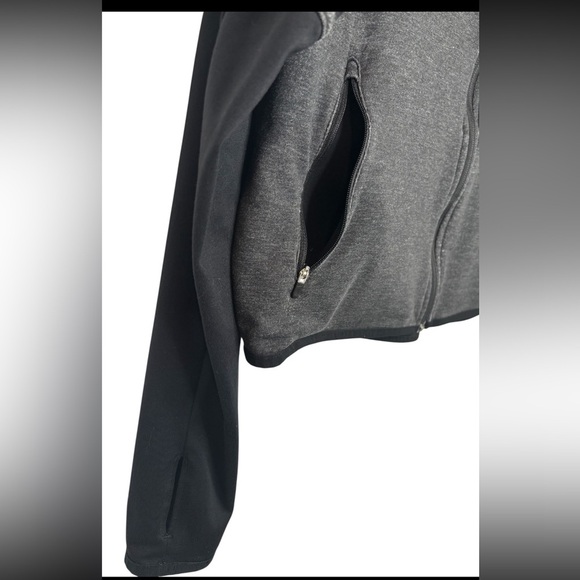 Nike Gray Dri-FIT Full Zip High Collar Jacket - Picture 6 of 11